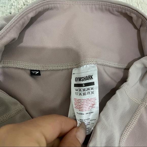 Gymshark small rose pink dreamy mesh leggings yoga active running pockets Womens - Picture 4 of 8